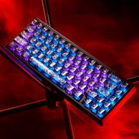 Teclado Mecánico XVX M67 JadeStone de Carbono Forjado, Retroiluminación RGB, Inalámbrico 2.4G, USB Tipo-C, Teclas Programables, Intercambiables en Caliente