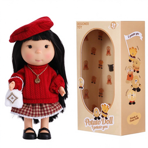 <span class=keywords><strong>Muñeca</strong></span> Reborn de Vinilo Suave de 24 CM, <span class=keywords><strong>Muñeca</strong></span> de Juguete con Vestido de Moda y Ropa Extraíble, Sombrero, Regalo de Cumpleaños y Navidad para Niños - Product Image 3