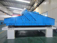 Crible vibrant linéaire haute fréquence avec moteur pour la déshydratation des boues et des résidus, capacité 30-250T/H