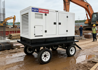 Groupe électrogène diesel silencieux de 40 kW avec ATS et alternateur de marque pour maison/ferme/hôtel