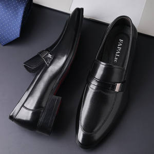 Última Tendencia en Zapatos Casuales Formales de Negocios para Hombre, Hechos a Medida, Cómodos, de Cuero Genuino, Sin Cordones, para Actividades de Ocio en Otoño - Product Image 2