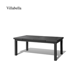 Table de jardin extensible pour villa, mobilier d'extérieur haut de gamme avec support OEM, table à manger de patio en aluminium résistant aux intempéries - Product Image 3