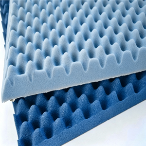 Feuille de mousse polyuréthane ignifuge à densité moyenne, mousse acoustique cellulaire pour l'isolation phonique, l'absorption du bruit et la réduction du son. - Product Image 5