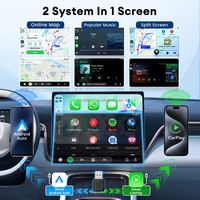Kit Carlink Wifi6 Bluetooth Carplay Ai Box Adattatore USB/USB-C Car Play Smart Wireless Carplay e Android Auto Dongle per Apple
