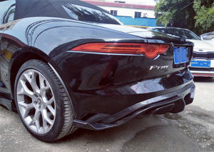 Separador de difusor trasero de fibra de carbono para <span class=keywords><strong>Jaguar</strong></span> <span class=keywords><strong>F</strong></span> Tipo 2 puertas 2015-2019 <span class=keywords><strong>Kit</strong></span> de cuerpo de puerto de escape medio - Product Image 6