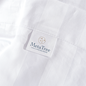 Duvet cover 5 sao khách sạn bedsheet <span class=keywords><strong>Set</strong></span> <span class=keywords><strong>bedding</strong></span> <span class=keywords><strong>Set</strong></span> Trắng Quilt Cover Duvet gối cotton Khăn trải giường tùy chỉnh - Product Image 2