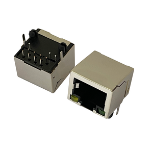 Mới nóng bán 8P8C với LED RJ45 kết nối PoE PoE + mạng RJ45 mô-đun Jack Ổ cắm 5g 10G Ethernet RJ45 kết nối - Product Image 2
