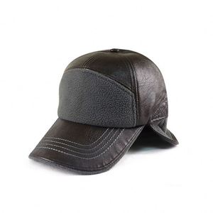 High Quality Baseball Cap Men Black Winter <b>Hat</b> Adjustable Autumn Winter Warm <b>Hats</b> Wholesale OEM - Product Image 6