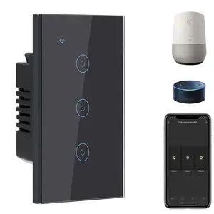 Tuya APP100v-240vUS specification remote control wireless smart home electrical supplies 1/2/3/4 gang zigbee smart switch