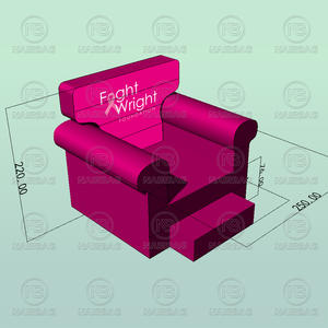 Canapé gonflable géant en PVC avec logo personnalisé, canapé gonflable amusant pour la publicité - Product Image 6