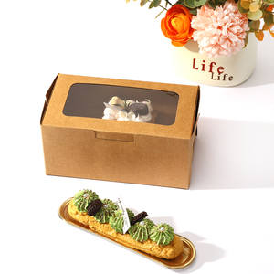 Biodegradable de grado alimenticio reciclable para llevar sándwich pan hamburguesa pastel galleta Chocolate horneado brillante laminación en relieve - Product Image 1