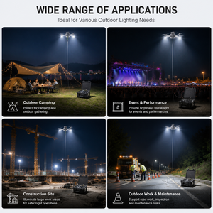 Lámpara LED Portátil de 100w y 12000lm de Alto Lumen para Drones, Estación de Energía con Cable, Fotografía Aérea 24h, Kits de Emergencia para Exteriores - Product Image 5