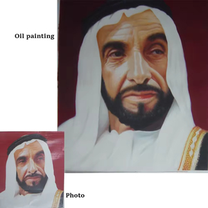 <span class=keywords><strong>Peinture</strong></span> <span class=keywords><strong>à</strong></span> <span class=keywords><strong>l</strong></span>'<span class=keywords><strong>huile</strong></span> sur toile de portrait de tête personnalisée de haute qualité, purement faite <span class=keywords><strong>à</strong></span> la main <span class=keywords><strong>à</strong></span> partir d'une photo - Product Image 2