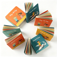 Service d'impression à la demande de livres cartonnés pour bébés avec alphabet ABC miniature personnalisé