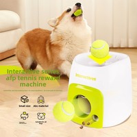 Lanceur de balles interactif intelligent pour chien AFP, distributeur de friandises en plastique pour l'entraînement et les récompenses, jouet pour chien