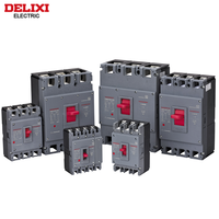 Disjoncteur à boîtier moulé (MCCB) Delixi CDM3 DC de fabrication chinoise, tension nominale 400-415V, capacité de coupure 50kA pour basse tension