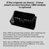 Mise à niveau vers la télécommande PKE originale universelle, nouveau style, écran tactile intelligent pour voiture, démarrage/arrêt du véhicule facilement via LCD