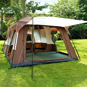 pop up 8-12 persons 2 rooms camper sisme kamp cadiri tents camping outdoor large family camping tents