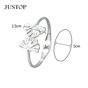 Bangles OEM/OEM custom waterproof stainless steel Gold plating Fashion Jewelry hypoallergenic supplies mother of pearl bangle - Product Image 5