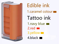 Mesin Pencetak Makanan Tinta Edible DIY Portabel, Pena Printer Makanan 3D, Printer Cokelat untuk Seni Latte Kopi, Roti, Kue, dan Macaron