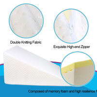 Geste pptes Memory Foam Wedge Pillow Bett kissen zur Linderung von Rückens ch merzen Dreieckige Neigung position ierung für bequemen Schlaf