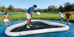 Terrain de golf gonflable portable, <span class=keywords><strong>mini</strong></span> simulateur de golf, cage de golf, simulateur de parcours, enclos, tente pop-up pour l'entraînement au golf en extérieur et en intérieur - Product Image 4