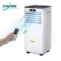 Climatiseur portable 9000 BTU, sans unité extérieure, sans perçage, support de fixation pour fenêtre, pour l'Italie, l'Espagne, l'Autriche