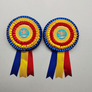 Custom Grosgrain Personalised Award Ribbon Production Graduation Ribbon <strong>Horse</strong> Lei Blank Award Ribbon <strong>Rosette</strong> for Eternal Roses - Product Image 3