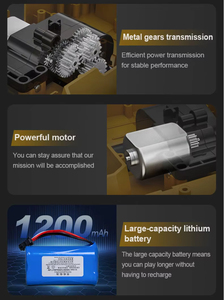 Xe tải ben điều khiển từ xa Volvo A40G tỷ lệ 1:20 Double <span class=keywords><strong>E</strong></span>, có hệ thống lái tỷ lệ, bánh răng kim loại bền, sẵn sàng chạy (RTR) - Product Image 6