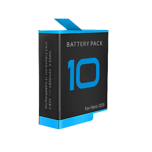 KAMPHO-Batterie pour <span class=keywords><strong>GoPro</strong></span> <span class=keywords><strong>Hero</strong></span> 12 11 <span class=keywords><strong>10</strong></span> 9 Li-ion, stockage rapide rechargeable - Product Image 1