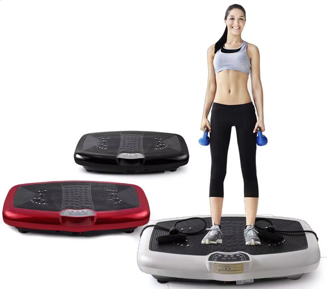 New Design Home Use Electromagnetic Metal Whole Body Vibration Plate Machine Body Slimming Lose Weight Massage Platform