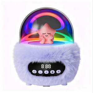 Cute Plush Star Karaoke Speaker with RGB Lighting for Home Theatre Use - Product Image 1