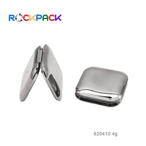 Caja de sombra de ojos de un solo lado de color plateado <span class=keywords><strong>con</strong></span> logotipo personalizado embalaje de plato de colorete en polvo - Product Image 6