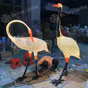 Lámpara Decorativa LED con Forma de Grúa para Exteriores, Resistente al Agua IP65, para Iluminación de Parques, Jardines y Céspedes - Product Image 2