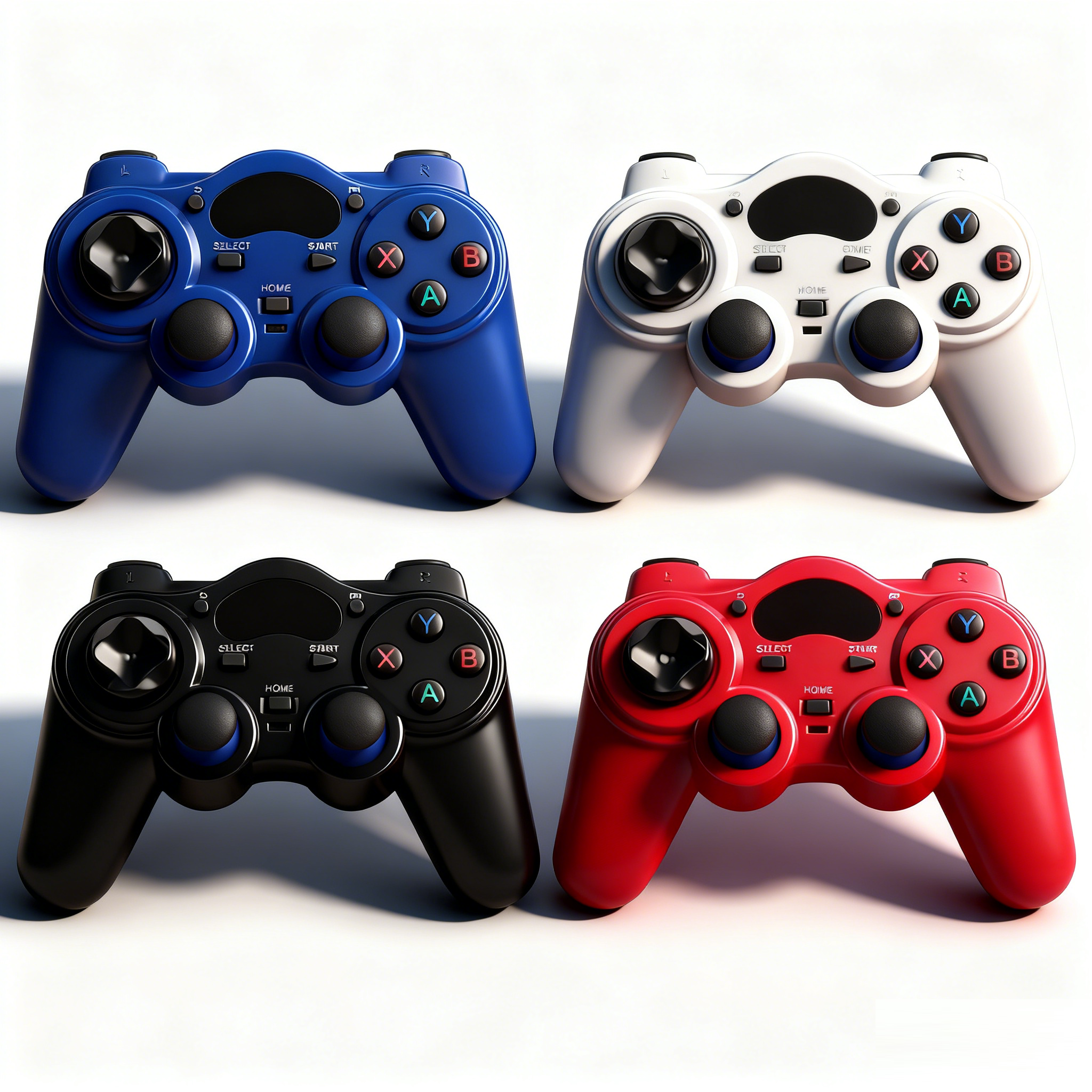 OEM 850M Ergonomic Wireless 2.4GHz USB Game <strong>Controller</strong> <strong>with</strong> Dual Joystick Plug and <strong>Play</strong> for <strong>PC</strong> Notebook Raspberry Pi