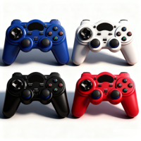 Manette de jeu sans fil ergonomique OEM 850M 2,4 GHz USB avec double joystick Plug and Play pour PC, ordinateur portable, Raspberry Pi