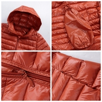 Vestes d'hiver en duvet ultralégères pour femmes, très vendues, 7XL Plus-Long, manteaux pour femmes, manteau en duvet grande taille avec capuche