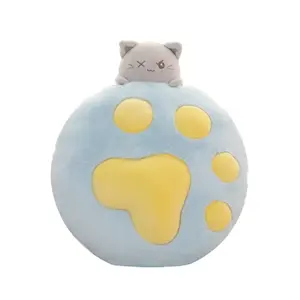 Toptan penis peluş yastık-Makul fiyat özel bireysel ambalaj kendi Logo peluş kedi pençe tasarım yastık bebek bolster yastık minder