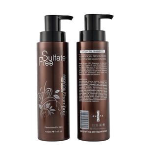 NUSPA <span class=keywords><strong>Shampoo</strong></span> Idratante <span class=keywords><strong>con</strong></span> Olio di Argan, Cheratina Setosa e Collagene, 400ml/1000ml/20ml, <span class=keywords><strong>con</strong></span> Allantoina, Aloe e Rosmarino per Antiforfora e Lisciante - Product Image 2