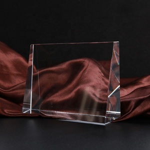 Trophée en verre cristal K9 biseauté vierge en gros, personnalisable avec logo et <span class=keywords><strong>photo</strong></span> pour cadeaux d'affaires et souvenirs - Product Image 4
