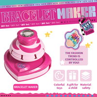 Kit de fabrication de bracelets Luckytoys, bricolage, arts et artisanat, jouets pour enfants, machine à fabriquer des bracelets en forme de cœur pour filles