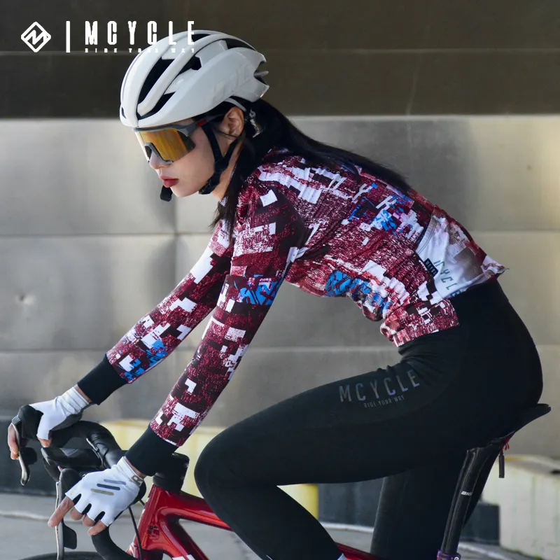 Mcycle Custom Winter Radfahren Tragen Thermal Fleece Warmes Fahrrad Trikot Outdoor Radfahren Fleece Jacken Langarm Rad trikots