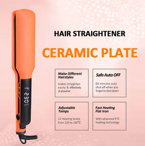Calentador de 45mm, fabricante de alisador de pelo infrarrojo, alisador de pelo grande, cree su propia marca, <span class=keywords><strong>plancha</strong></span> plana - Product Image 3