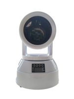 Projecteur LED mobile 150W blanc à succès 2026 avec prisme rotatif et plaque Gobo pour scène, mariage, discothèque