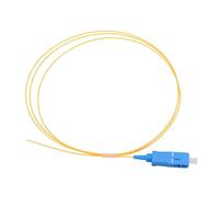 Prix de sortie d'usine SC LC APC UPC 0.9mm G652d ruban fibre optique Pigtail câble de cordon de raccordement monomode