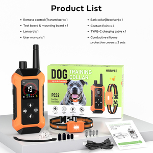 <span class=keywords><strong>4</strong></span> पीसी इलेक्ट्रिक कॉलर को नियंत्रित करने के लिए <span class=keywords><strong>1</strong></span> रिमोट के साथ नई शैली कुत्ते प्रशिक्षण कॉलर शॉक डॉग कॉलर - Product Image 5