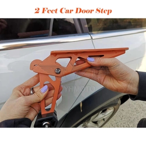 YHMOTO <b>Car</b> Door Step Stand <b>Hook</b> Pedal Roof Access for SUV Jeep Black <b>Car</b> Roof Box Tent Ladder - Product Image 5