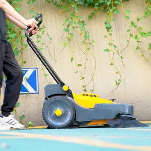 Push Sweeper Self Propelled Walk Behind Outdoor Manual Sweeper Machine