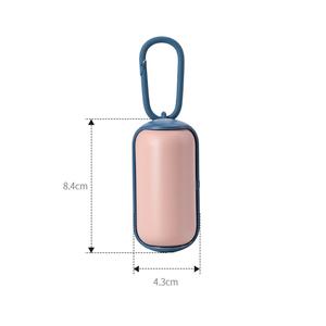 Precio al por mayor, dispensador de bolsas para caca de mascotas, <span class=keywords><strong>Mini</strong></span> dispensador portátil de bolsas de basura para perros y gatos al aire libre para mascotas - Product Image 4