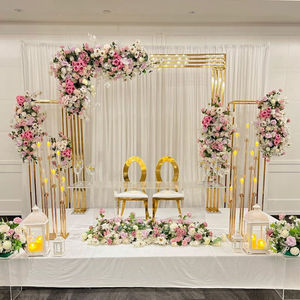 Arco de Boda Dorado al por Mayor, Soporte Metálico para Fondo, Marco para Flores, Decoración de Escenario para Eventos y Fiestas - Product Image 5